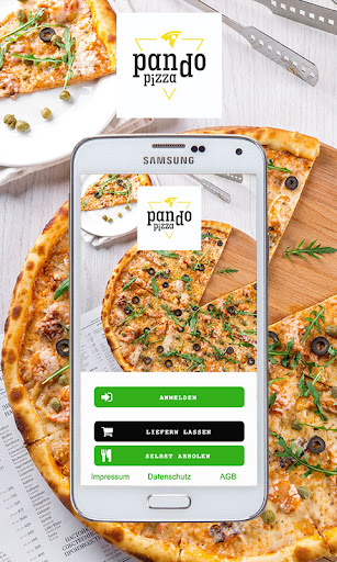 Android application Pando Pizza screenshort