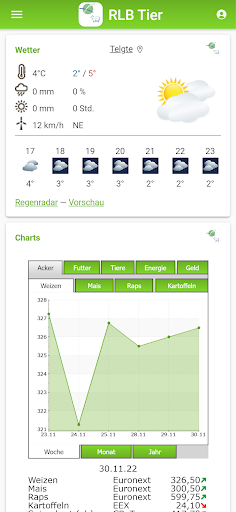 Android application RLB TierErnährung screenshort