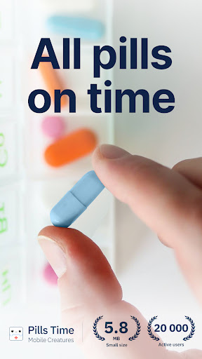 Pills Time Medication Tracker & Pill Reminder screenshot for Android