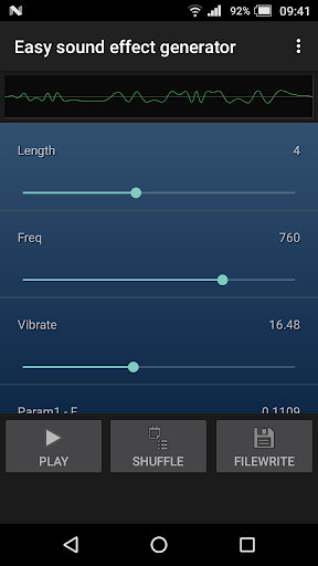 Easy sound effect generator Screen 2