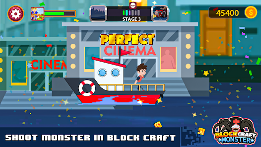 Block Craft・Monster Shooter 1.0 APK + Мод (Unlimited money) за Android