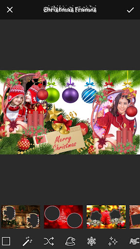 Android application Christmas Dual Photo Frames screenshort