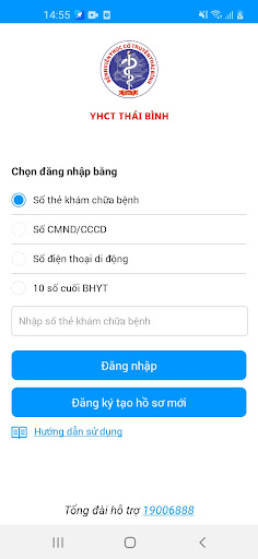 Android application YHCT Thái Bình screenshort