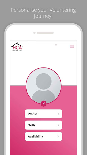 Android application iHelp@HCA screenshort