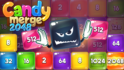 on merge Google Play - Apps 2048 Candy