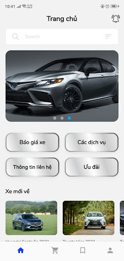 Android application Salon Oto screenshort