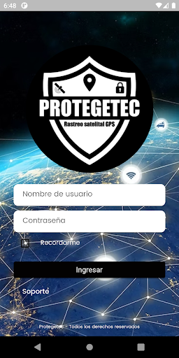 Android application Protegetec screenshort