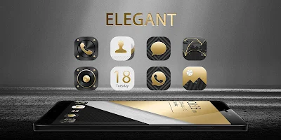 Elegant GO Launcher Theme screenshot