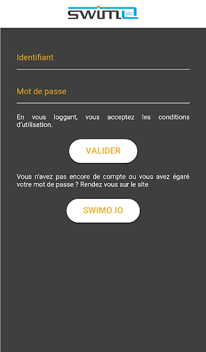 Android application Swimo screenshort