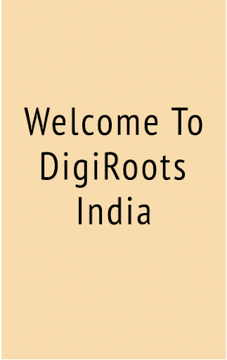 Android application DigiRoots India screenshort