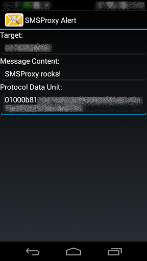 SMSProxy [ROOT] [Xposed] Screen 2