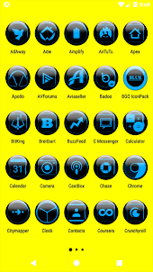 Blue Glass Orb Icon Pack