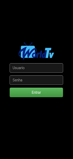 Android application WorldTV WorldFibra screenshort