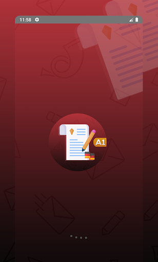 Android application Brief Schreiben Deutsch A1 screenshort
