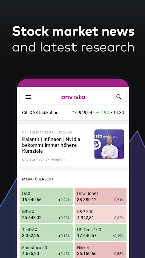 Stock market in focus: onvista Screen 3