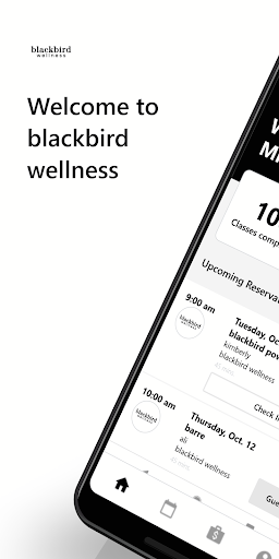 Android application blackbird wellness screenshort