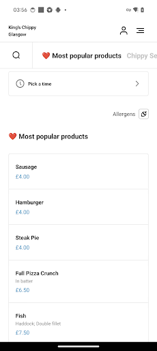King's Chippy Glasgow Screenshot 3 - AppWisp.com