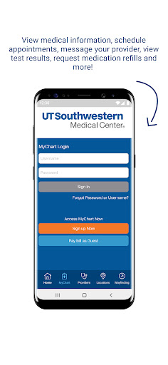 UTSWMyCare Screen 2