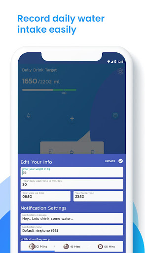 Water Reminder - Daily Water D