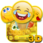 Sparkling Glitter Emoji 3D Keyboard  Icon