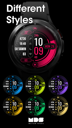 MDS445 Digital Watch Face screenshot 4