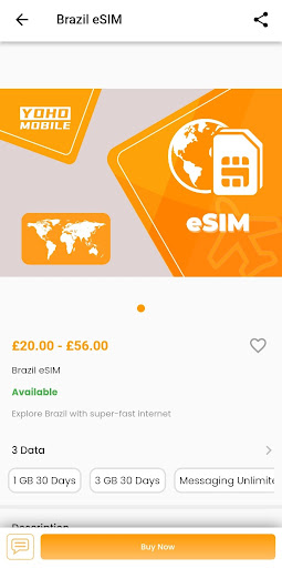 Yoho Mobile eSIM travel plans