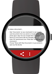 screenshot of Documents for Wear OS (Android Wear)