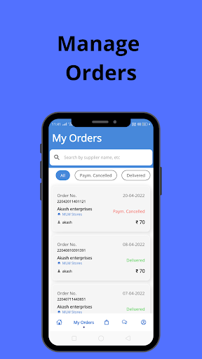 Android application Walk2door- Shops & Service App screenshort