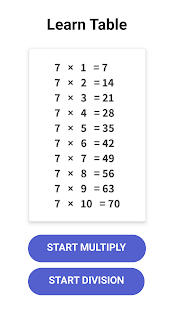 Multiplication Table - Math 1.2.22 APK screenshots 2