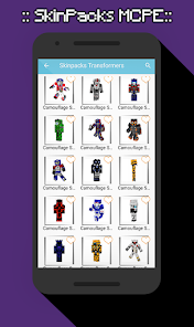 Screenshot 11 SkinPacks Transforrmers for Mi android