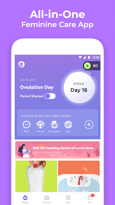 Lunar - Period Tracker & Ovulation Calendarのおすすめ画像4