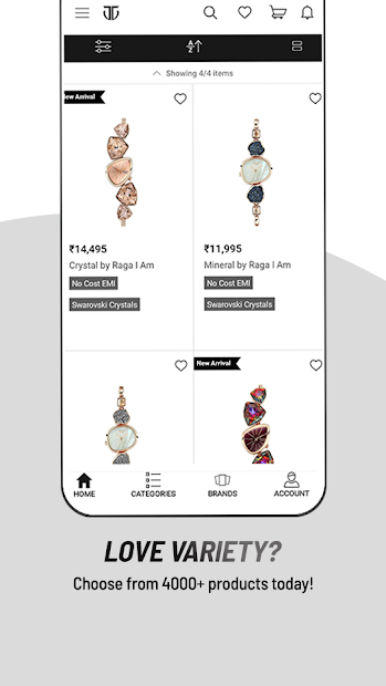 Screenshot 5 World of Titan App | Find Your Favourite Products android