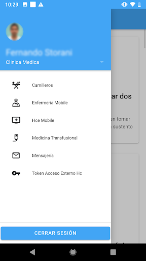 Hospital Italiano - Intranet Screen 3