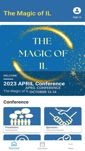 Android application 2024 APRIL Conference screenshort