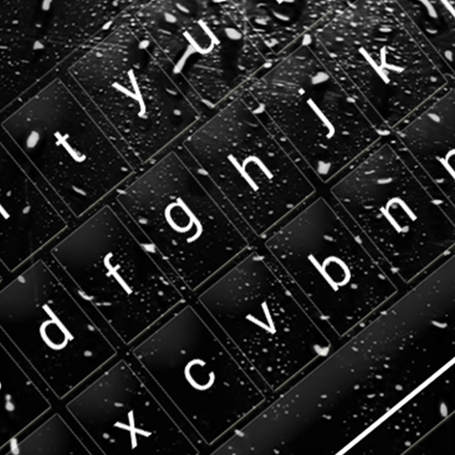 Animated rain keyboard 2020