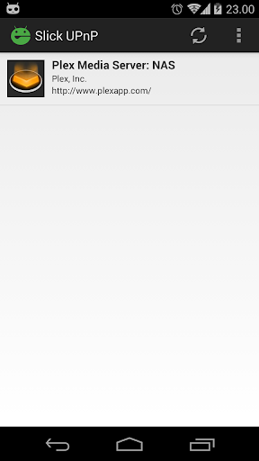 Android application Slick UPnP screenshort