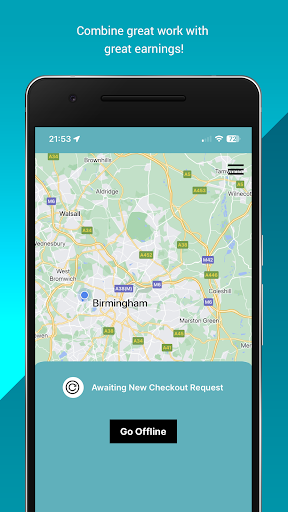Android application Ondg Courier screenshort