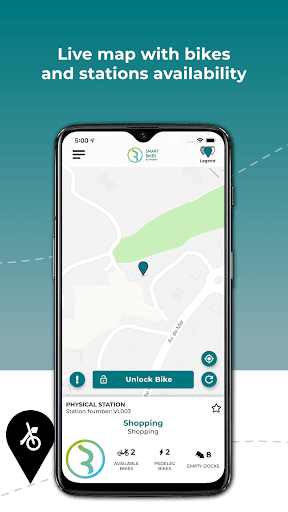 Android application SmartBikes Infralobo Official screenshort
