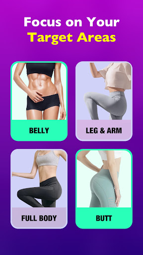 Android application Workout for Women screenshort