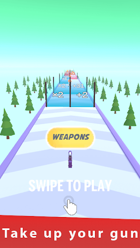 Android application Runner Choice 3D - Christmas screenshort