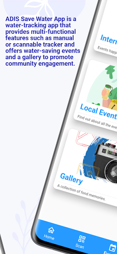 Android application ADIS Save Water screenshort