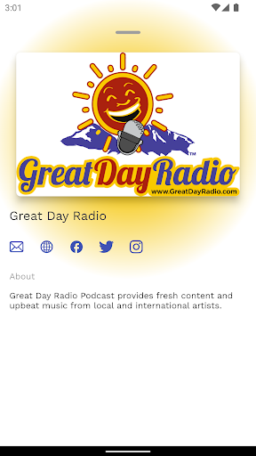 Great Day Radio Screen 3