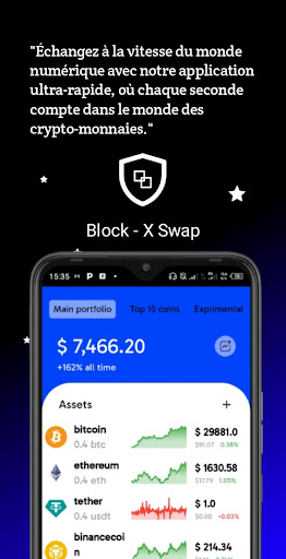 Android application Block-x screenshort