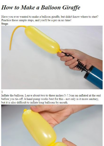 How to Make Balloon Animals Screen 3