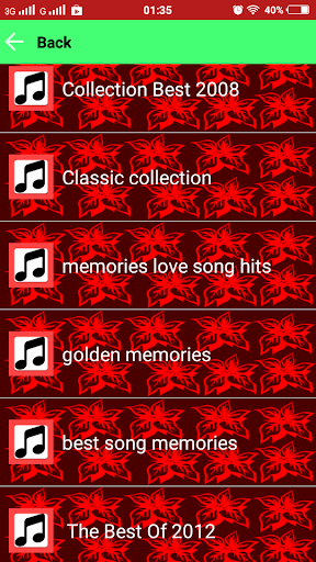 Golden Memories pop 2008 Screen 2