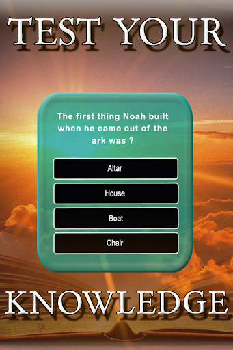 Holy Bible Faith Test Quiz screenshot 1