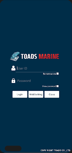ToadsMarineMobile Screen 2