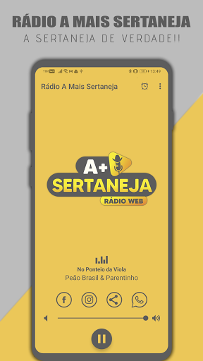 Rádio A Mais Sertaneja Screen 2