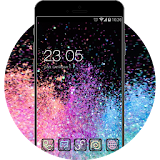 Galaxy Glitter HD Theme: Free Stylish Launcher icon