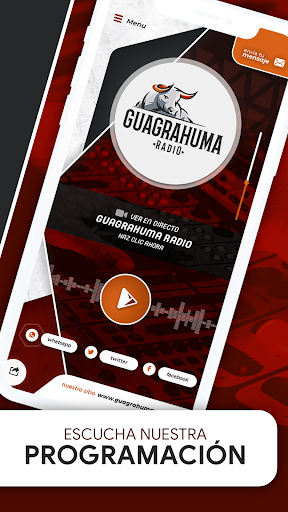 Android application Guagrahuma Radio screenshort